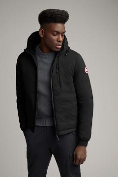 Chamarras Canada Goose Hombre México - Lodge Chaqueta De Plumas Negros MW5106384